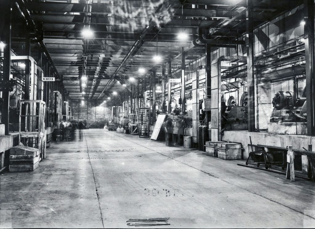 The interior of the K-25 Plant